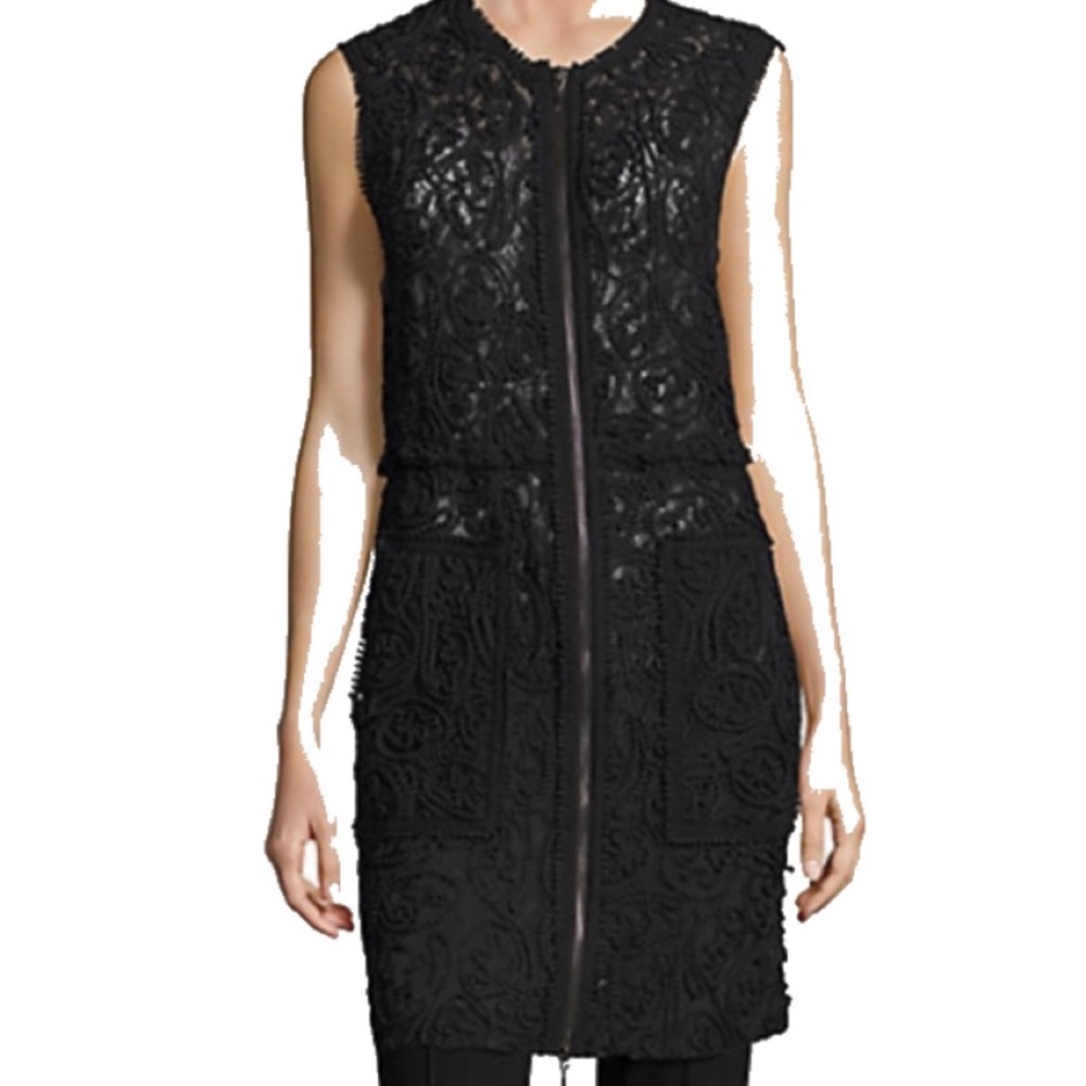 Elie Tahari Lace Vest/Dress